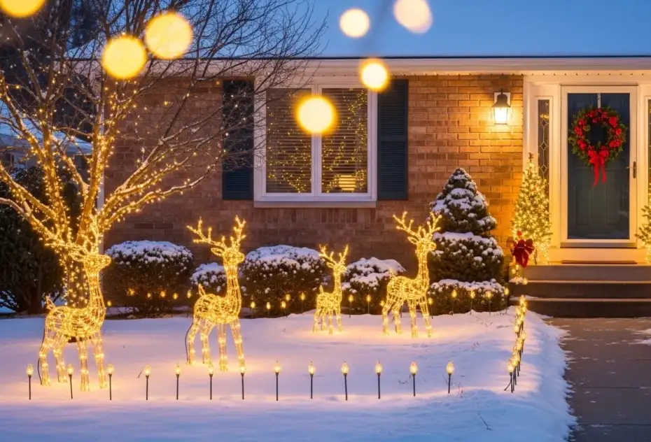 23 Dazzling Outdoor Christmas Decor Ideas to Light Up Your Yard
