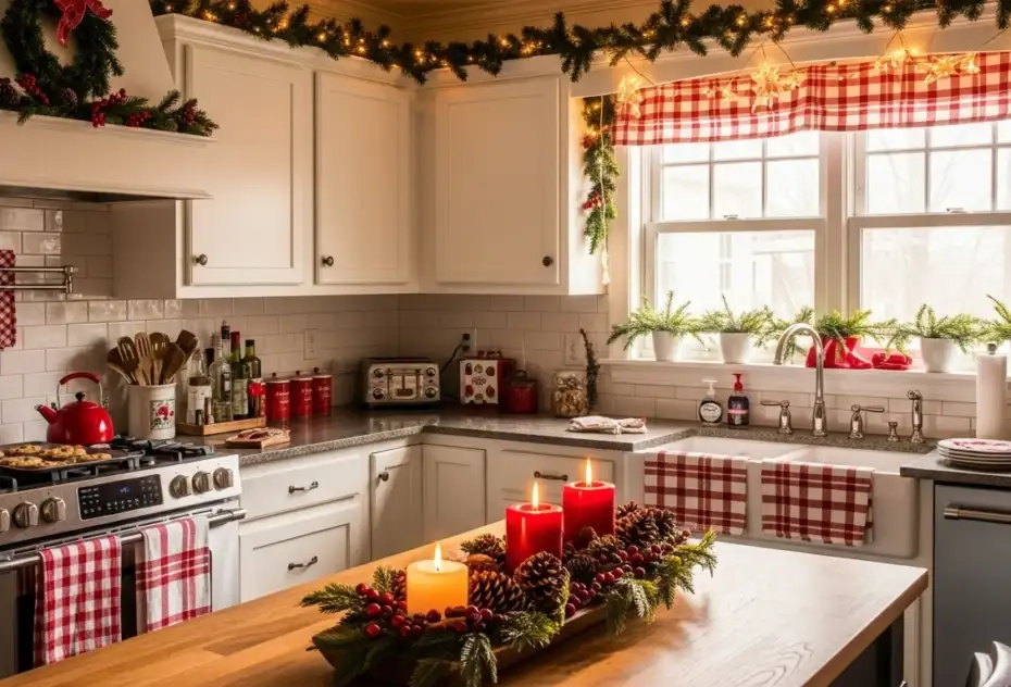 24 Whimsical Christmas Kitchen Decor Ideas That Feel Merry & Bright