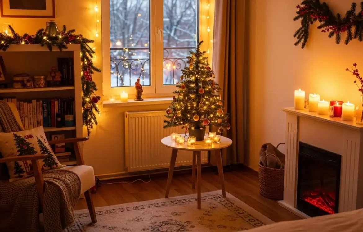 24 Small Space Christmas Decor Ideas Apartment Owners Swear By