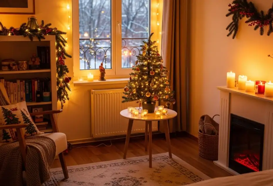 24 Small Space Christmas Decor Ideas Apartment Owners Swear By