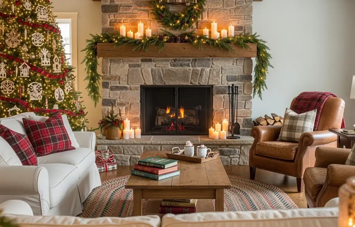 26 Rustic Farmhouse Christmas Decor Ideas for Country Charm