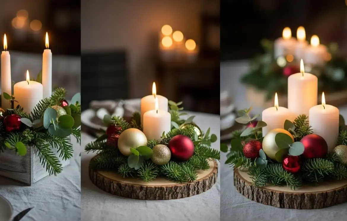 20 Easy DIY Christmas Centerpiece Ideas That Wow Guests