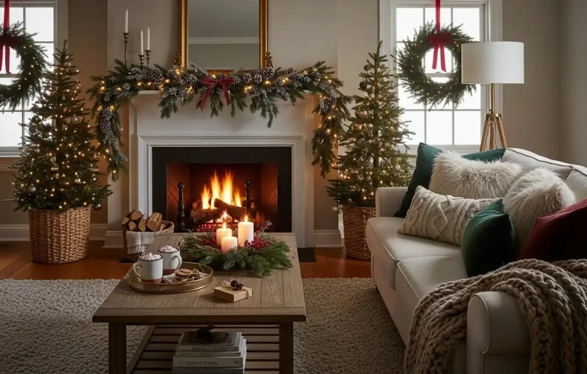 22 Green Christmas Decor Ideas Inspired by Nature