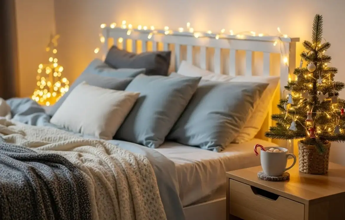22 Magical Bedroom Christmas Lighting Ideas for Cozy Nights