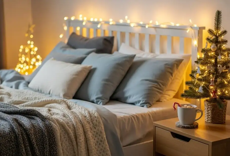 22 Magical Bedroom Christmas Lighting Ideas for Cozy Nights