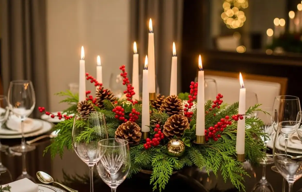 23 Beautiful Christmas Table Centerpieces to Steal This Year