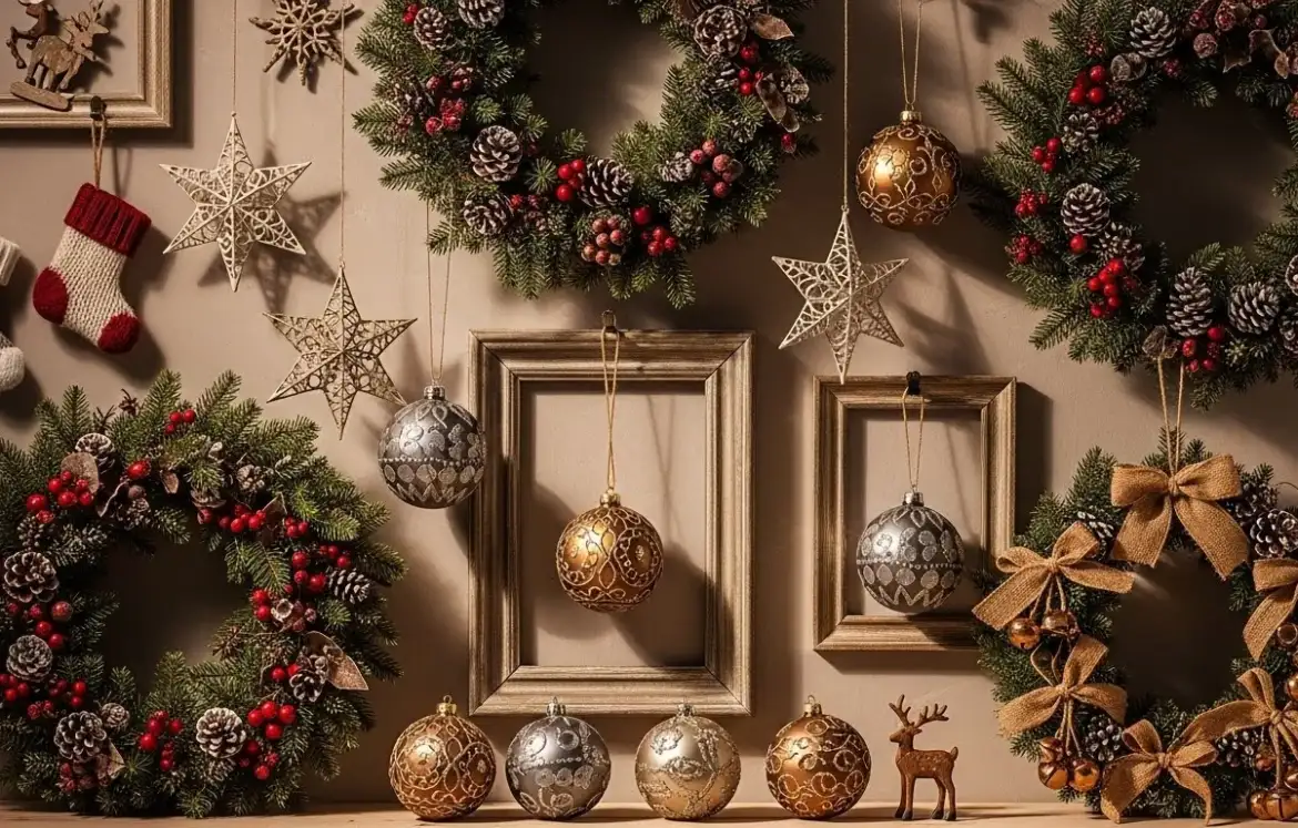 25 Stunning Christmas Wall Decor Ideas You Can DIY