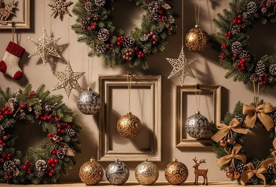 25 Stunning Christmas Wall Decor Ideas You Can DIY