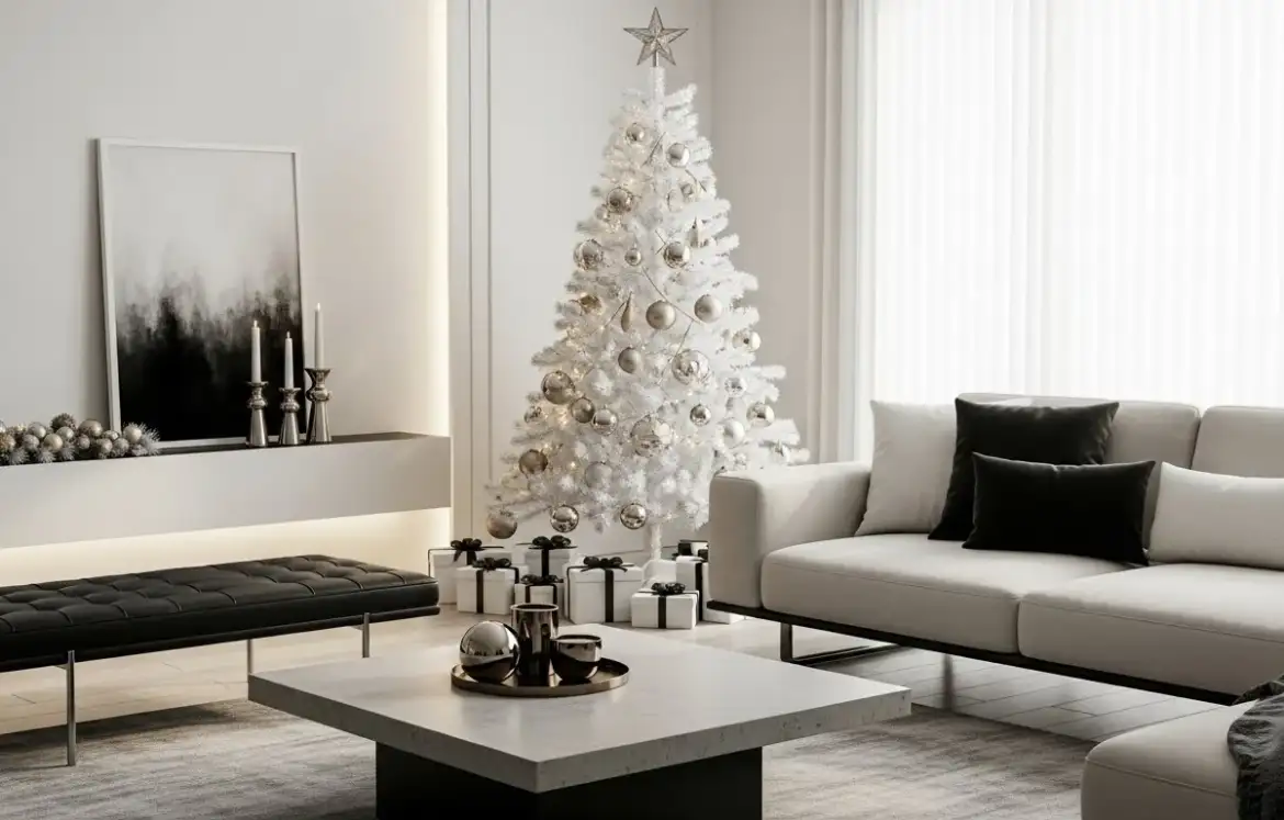 26 Modern Christmas Decor Ideas with Sleek & Minimal Touches
