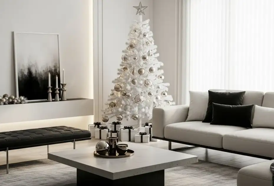 26 Modern Christmas Decor Ideas with Sleek & Minimal Touches