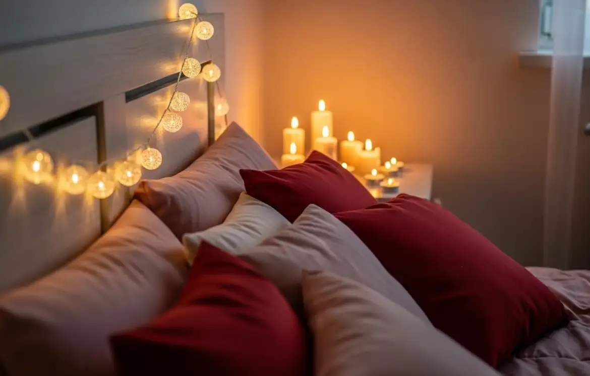 How to Create Valentine Decor Using Fairy Lights