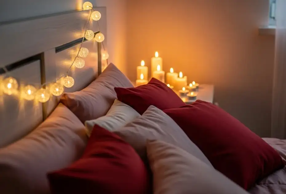 How to Create Valentine Decor Using Fairy Lights